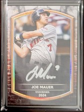 2025 Topps Museum Collection Joe Mauer Auto Black Frame /5 