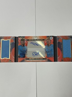 HAALAND DE BRUYNE AUTO PATCH BOOKLET /5 TOPPS INCEPTION UCL 2022-23 PSA 10?