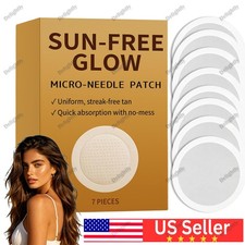 Sun Free Glow Patches, PurevLab Self-Tanning Patch   Natural Bronze 7 Tablets US
