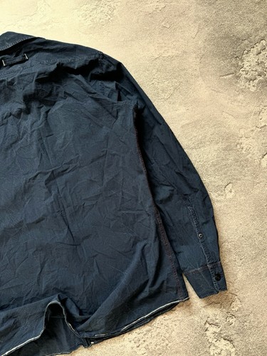 Stone Island M Shirt Button Up Vintage Denim Style Long Sleeve 90s Overshirt - Picture 20 of 20