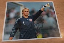 Superb Hand Signed Kasper Schmeichel Denmark 10x8" Photo