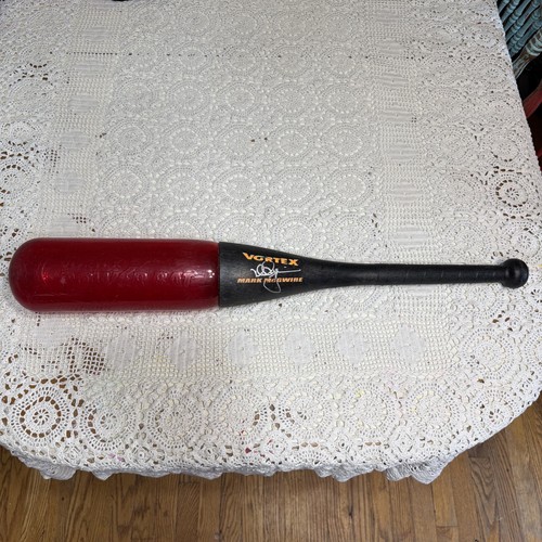 Vintage Mark McGwire Vortex Power Air Pressure Baseball Bat Red & Black 1998