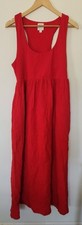 Loft Beach Women's Sz. L Red Racerback Maxi Dress