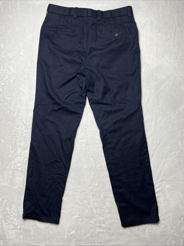 FALL/WINTER Jack Victor Men's Navy Blue Wool Dress Pants 33 X 30 $158 - Picture 8 of 14