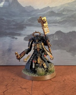 Games Workshop Warhammer 40K: Primaris Chaplain With Custom Mods
