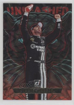 2025 Panini Donruss NASCAR Unleashed Red Xplosion 29/99 Jimmie Johnson HOF 1f8v
