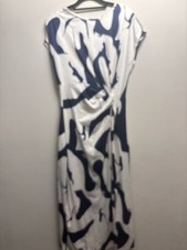 Blue And Cream Dress Size Small