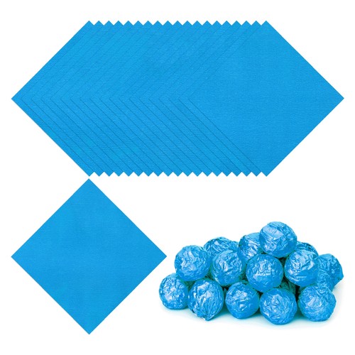 Foil Candy Wrappers 4x4 Inch, 100 Pcs Blue Fine Grid Paper for DIY ...