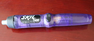 Skil Twist Model 2106TP Cordless Screwdriver  Atomic Purple Clear Tool only