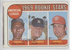 1969 Topps High # Jim Miles Tom Hall Bill Burbach #658 0b3