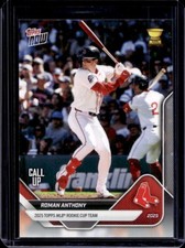 2025 Topps Now Cup Roman Anthony #RC-7 Red Sox Rookie