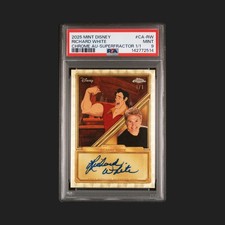 2025 Topps Disney Mint Richard White Gaston Chrome Superfractor Autograph PSA 9