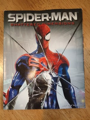 Ultra Rare Playstation 3 Spider-Man Shattered Dimensions Pre Order Mini Comic 