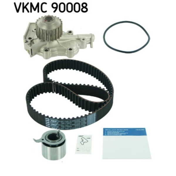 Wasserpumpe + Zahnriemensatz SKF Vkmc 90008 FüR Chevrolet Daewoo Matiz Kalos-image