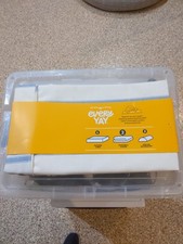 EveryYay Dog Bed Cover, Navy White Stripe, Medium