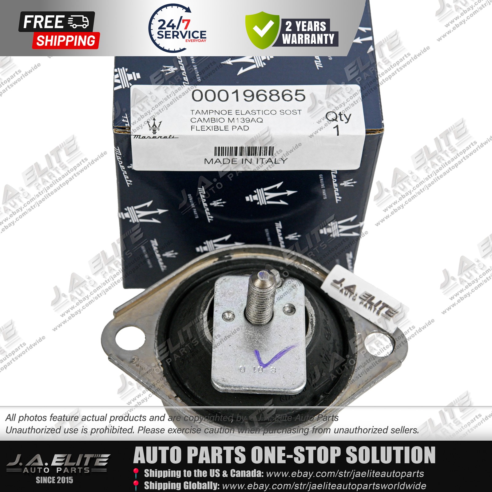 Genuine Gearbox Transmission Mount fits Maserati Quattroporte GT GC 196865