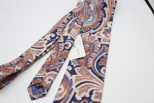 Edward Armah Tie New York Victorian Paisley Silk Made in Italy 58 X 3.25 - Picture 4 of 12