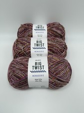 LOT OF 3 - BIG TWIST - MENAGERIE - 150G/410YDS - ACRYLIC - SUNBEAM SNAKE