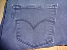 Levi's 721 High Rise Skinny Women's Black Jeans 29x30 Black Denim — photo 2