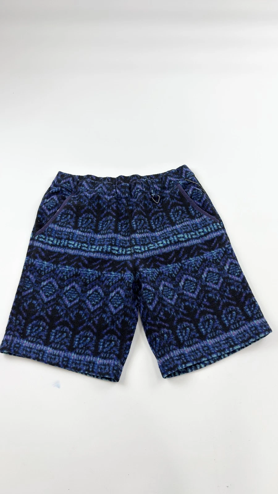 Columbia Shorts Mens Small Fleece Aztec Pattern Outdoor Hiking Pockets