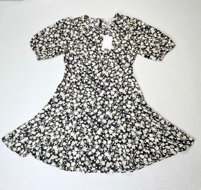 Los Angeles Atelier Other Stories Mini Dress Floral Black  Womens EUR 40 / UK 14