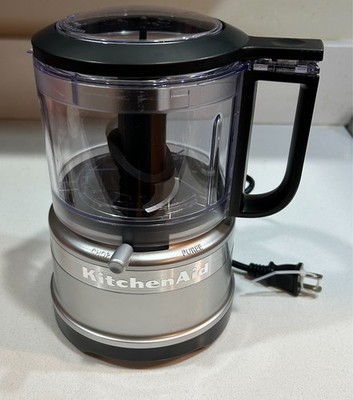KitchenAid 3.5 Cup Mini Food Processor - KFC3516 - Light Silver: 2-Speed Chopper