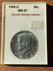 1969-D 40% Silver Kennedy Half Dollar