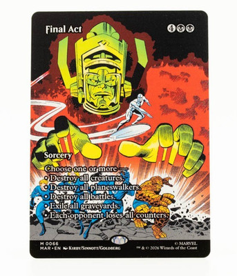 Final Act Marvel Super Heroes 0066 Mythic Rare Borderless NM