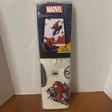 RoomMates Marvel Spiderman 18 Wall Decals Kids Room Removable Repositioning New