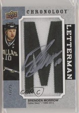 2019-20 Chronology Letterman Letter Relics 13/25 Brenden Morrow Patch Auto 0c3