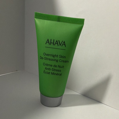 AHAVA Mineral Radiance Overnight Skin De-Stressing Cream Mini 0.5 fl oz