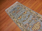 Turkish Oushak Rug,Modern Multicolored Area Rug,Handmade Bohemian Rug 2.7x8.2 Ft — photo 8