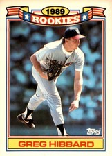 1990 Topps #14 Greg Hibbard Glossy Rookies
