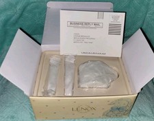 Lenox Lazy Lambs Baby 3 Piece Feeding Set - Cup, Fork, Spoon - Unpolished-NEW