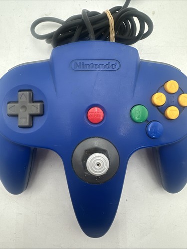 Nintendo 64 Controller Blu OEM NUS-005 Autentico Testato e Funzionante N64 - Foto 3 di 6
