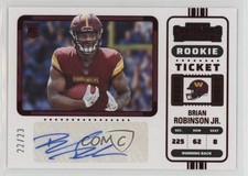 2022 Panini Zenith Red Variations 22/23 Brian Robinson Jr #106 Auto 1gt