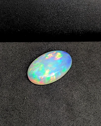 Real Ethiopian Welo Opal 9 Ct Loose Oval Cabochon Gemstone 20x15mm for Jewelry image 6