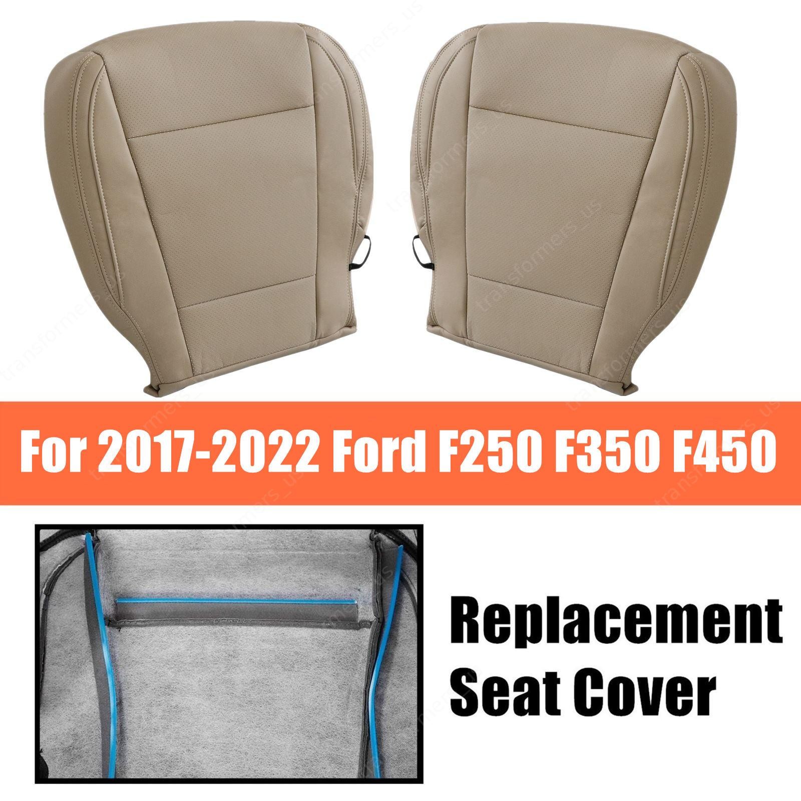 Replacement Type Fits 2017-2022 Ford F-250 Lariat 2X Bottom Seat Cover Tan