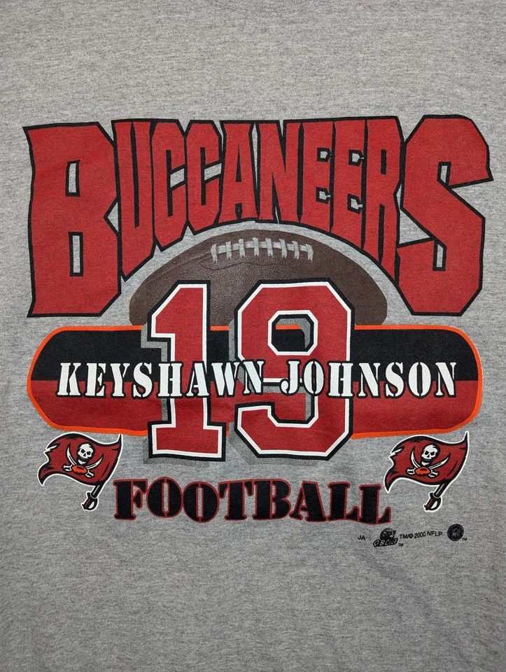 Camisa De Colección Tampa Bay Buccaneers Para Hombres XL Keyshawn Johnson 19 2000s Fútbol Foto 2 de 4