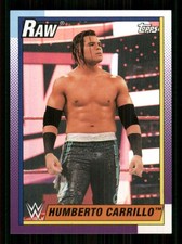 2021 Topps Heritage WWE Rainbow Foil #17 Humberto Carrillo 6396