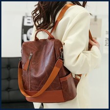 Anti-theft Women s Backpack Designer High Quality Soft PU Leather Simple Fashion