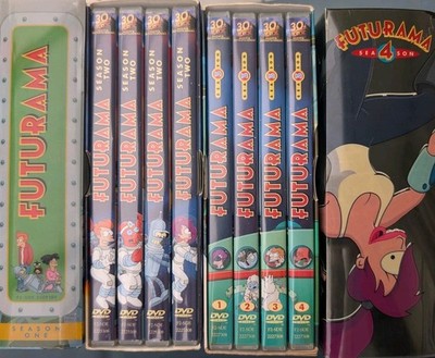 Futurama DVD Season 1-4 komplett in vier Boxen