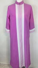 Vintage 60s Pink Vanity Fair Lounge Retro Maxi Slip Sleep Gown dress S