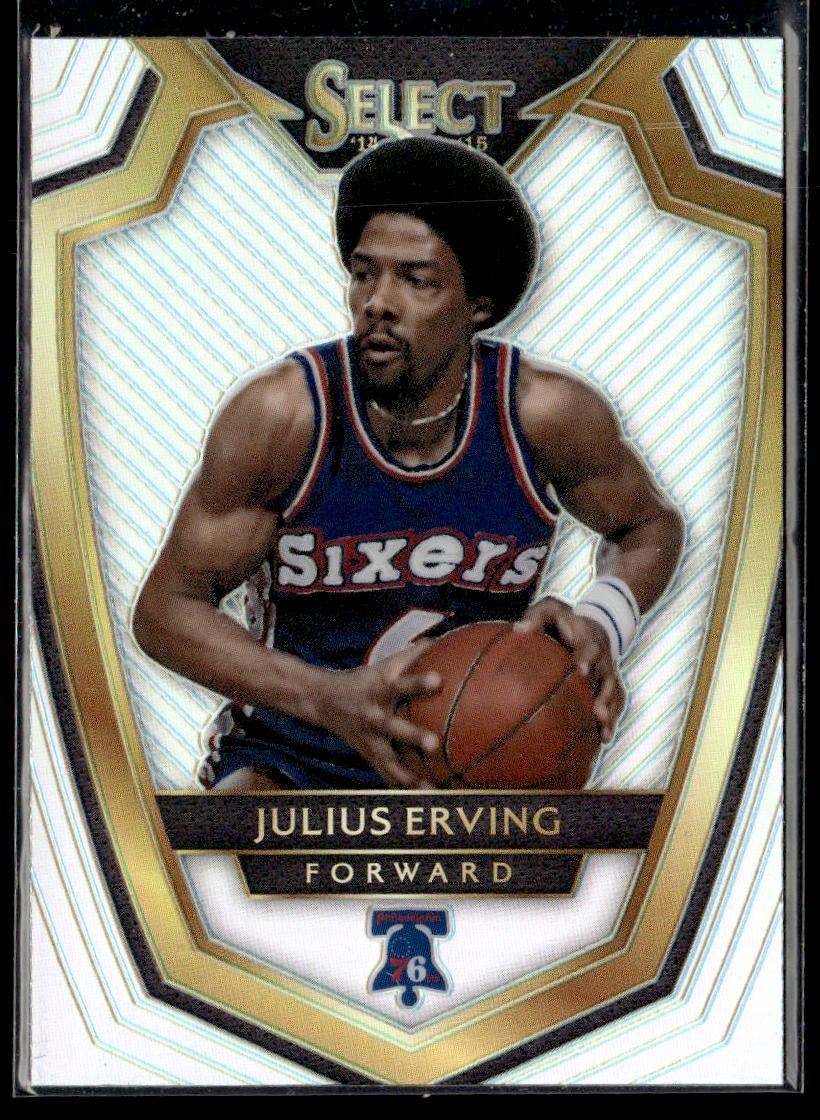 2014-15 Panini Select Julius Erving Prizms Silver HS