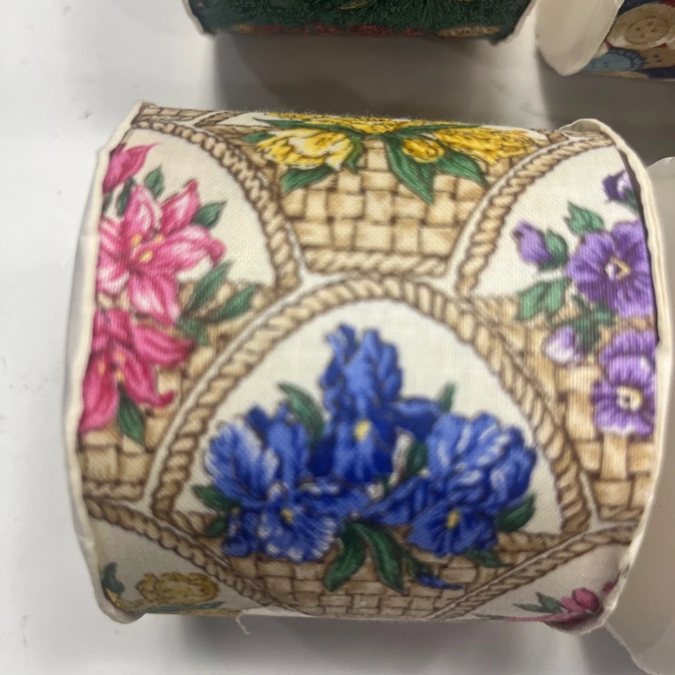 Lot of 4 Vtg Horizon Fabric Ribbon Spool New Old Stock USA See Photos for Length - Image 3 of 4