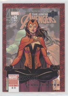 2018-19 Upper Deck Marvel Annual Scarlet Witch #88 a2v