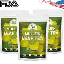50/150Packs Mullein Leaf Tea Bags - Lung Cleanse Detox Herbal Enhance Immunity