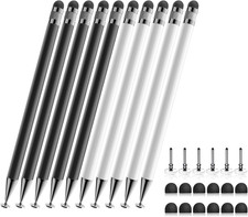 Stylus 10 Pcs , 2-In-1 Stylus Pen for Touchscreen, High Precision and Sensitivi