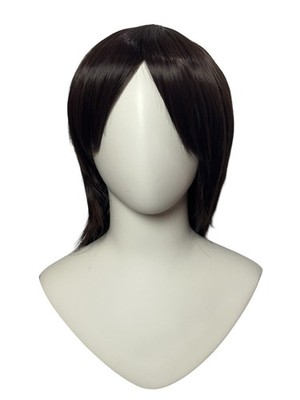 11'' Short Straight Layered Chocolate Brown Synthetic Cosplay Yuki Wig