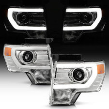 - for 2009 2010 2011 2012 2013 2014 Ford F150 LED Tube Projector Headlights Driv